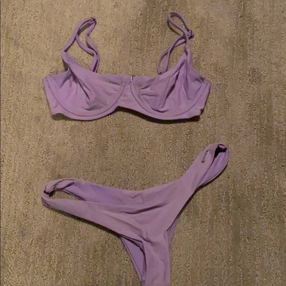Lavender swimsuit